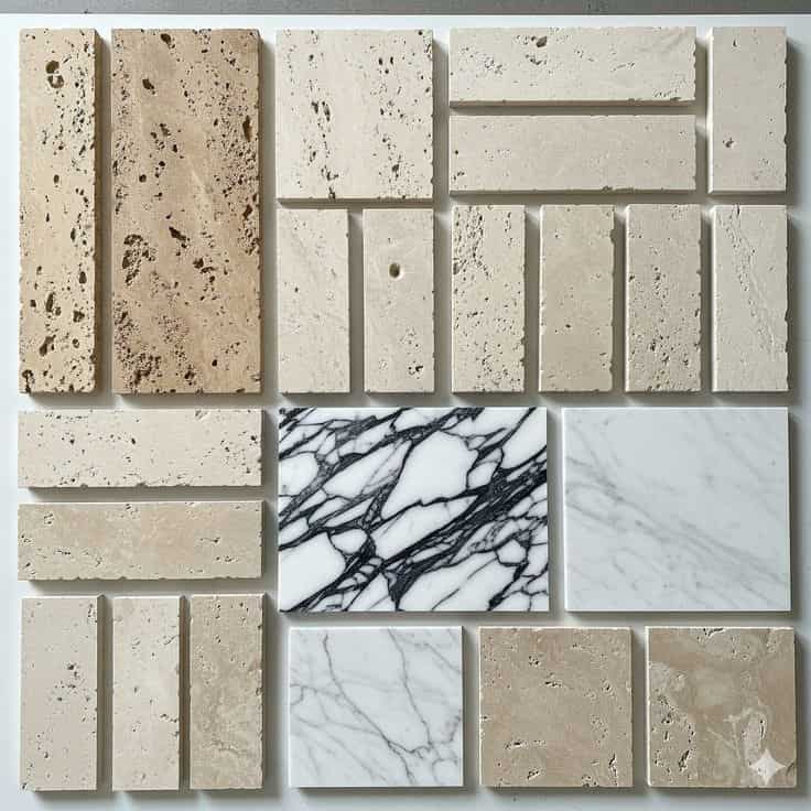 تصویر 3 از سنگ تراورتن ابعاد مختلف برای استفاده در دکوراسیون داخلی